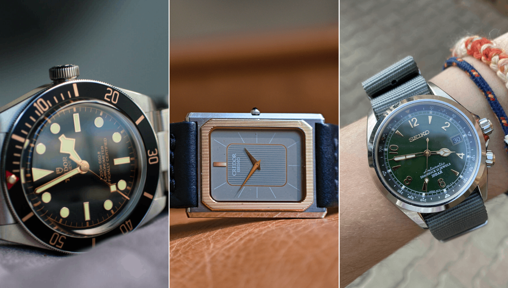 The three watches Borna wore most in 2022 – Tudor, Credor, Seiko